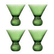 Bloomingville Juego de 4 copas de cóctel Corliss verdes - 82072449 Bloomingville Juego de 4 copas de cóctel Corliss verdes - 82072449