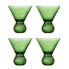 Bloomingville Corliss cocktailglas gröna set med 4 delar - 82072449 Bloomingville Corliss cocktailglas gröna set med 4 delar - 82072449