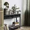 Nordal Moss console tafel met laden - zwart Nordal Moss console tafel met laden - zwart