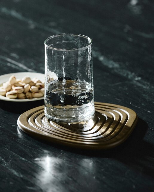 Nordal Enoki coasters green set of 6 pieces - 7183