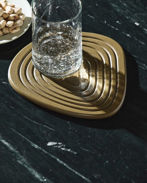 Nordal Sous-verres Enoki verts, lot de 6 pièces - 7183