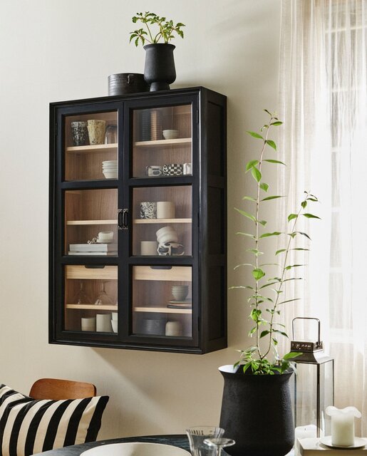 Nordal Viva wall cabinet black - 2054