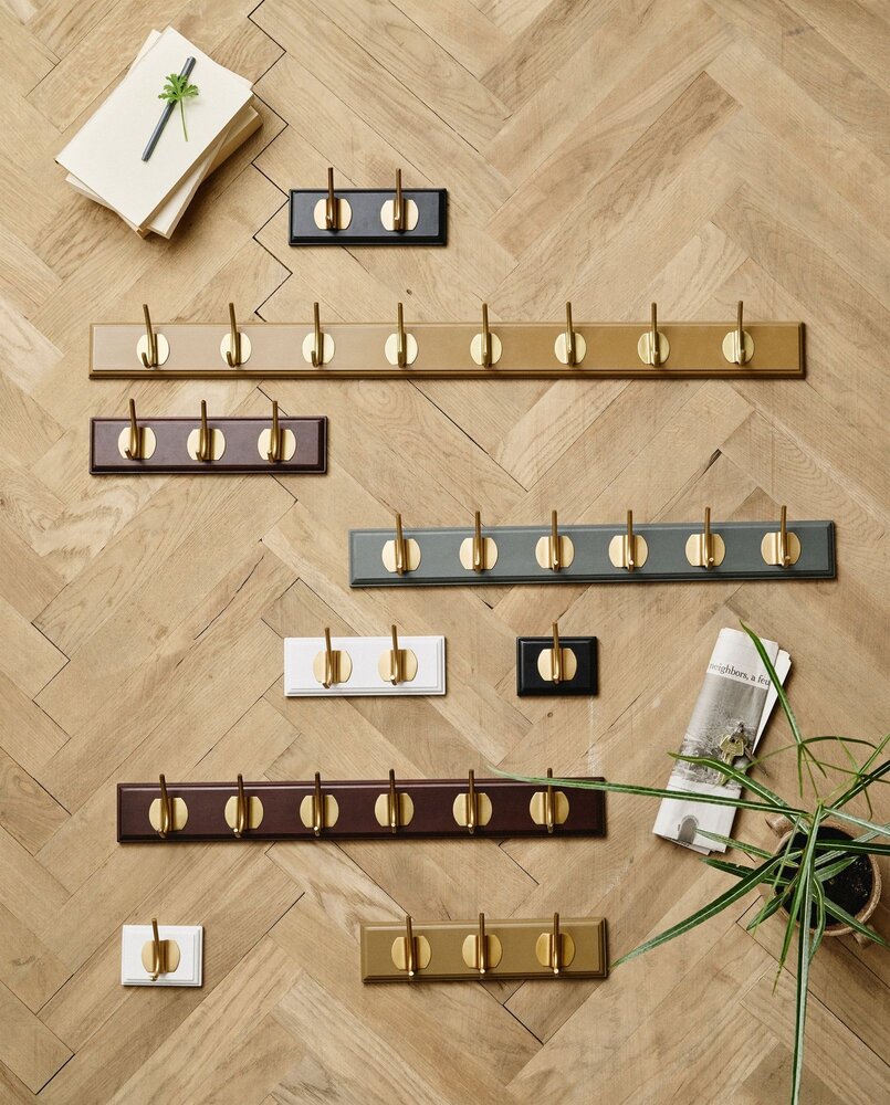 Nordal Appendiabiti Edgy con 6 ganci marrone - 4191 Nordal Appendiabiti Edgy con 6 ganci marrone - 4191