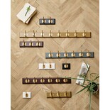 Nordal Appendiabiti Edgy con 6 ganci marrone - 4191 Nordal Appendiabiti Edgy con 6 ganci marrone - 4191