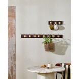 Nordal Appendiabiti Edgy con 8 ganci marrone - 4192 Nordal Appendiabiti Edgy con 8 ganci marrone - 4192