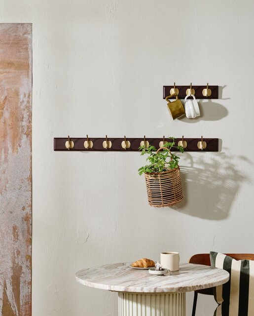 Nordal Appendiabiti Edgy con 8 ganci marrone - 4192 Nordal Appendiabiti Edgy con 8 ganci marrone - 4192