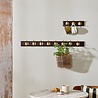Nordal Edgy coat rack with 8 hooks brown - 4192 Nordal Edgy coat rack with 8 hooks brown - 4192