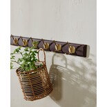 Nordal Edgy kleshenger med 8 kroker brun - 4192