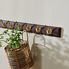 Nordal Edgy coat rack with 8 hooks brown - 4192 Nordal Edgy coat rack with 8 hooks brown - 4192