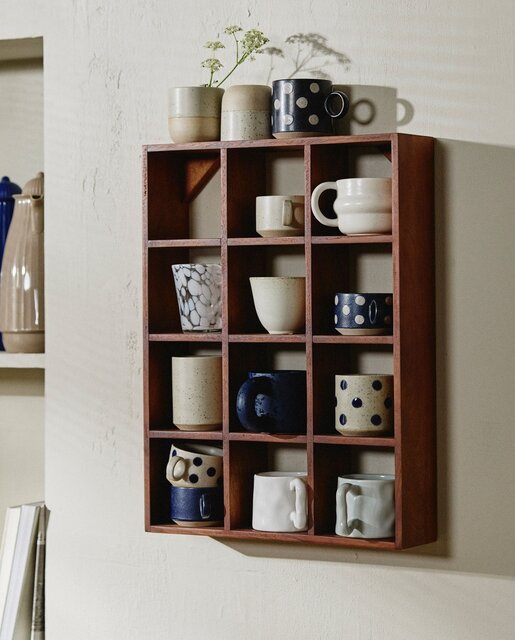 Nordal Grainy kopjes S beige set van 6 stuks - 57055 Nordal Grainy kopjes S beige set van 6 stuks - 57055