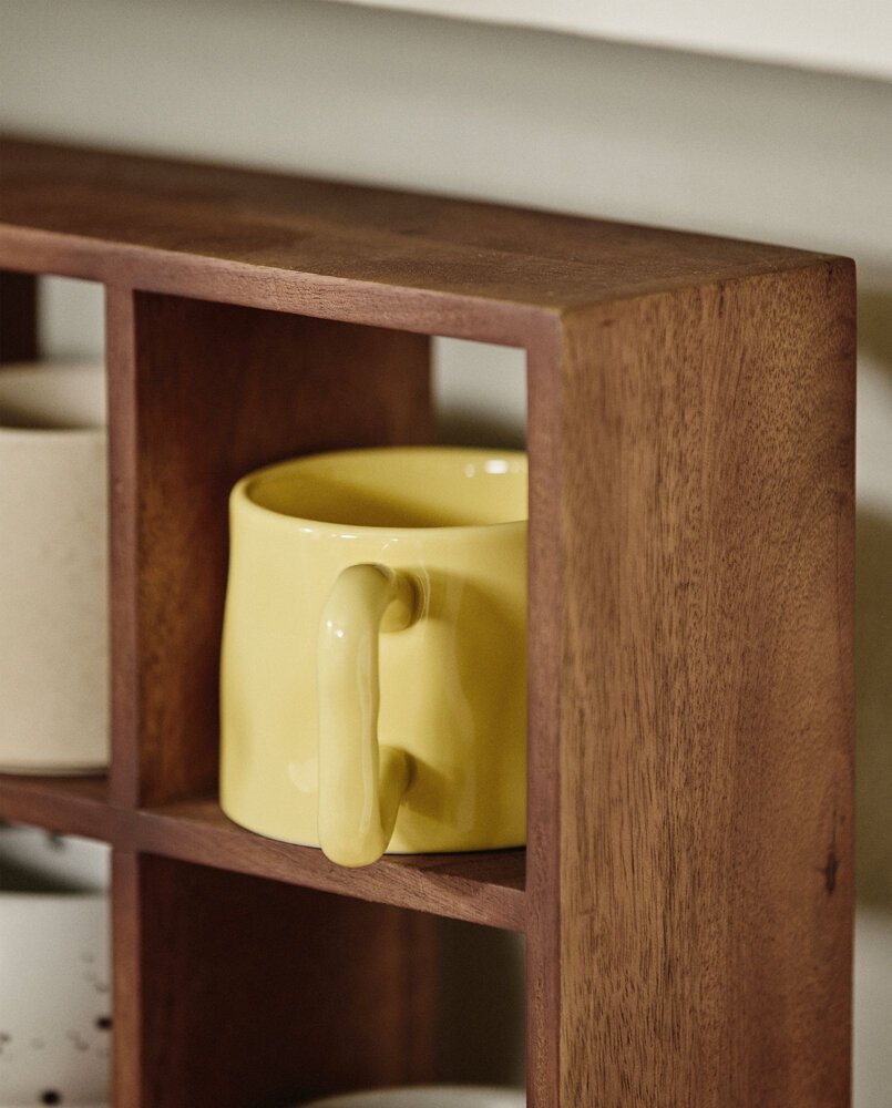 Nordal Lot de 6 mugs wasabi jaunes - 6971