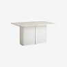 Nordal Eriso eettafel ivoor - 6987 Nordal Eriso eettafel ivoor - 6987