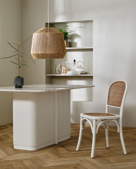 Nordal Eriso eettafel ivoor - 6987 Nordal Eriso eettafel ivoor - 6987