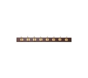 Nordal Edgy kapstok met 8 haken bruin Nordal Edgy kapstok met 8 haken bruin