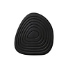 Nordal Enoki onderzetters zwart set van 6 stuks - 7181 Nordal Enoki onderzetters zwart set van 6 stuks - 7181