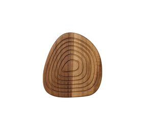 Nordal Enoki onderzetters naturel set van 6 stuks Nordal Enoki onderzetters naturel set van 6 stuks