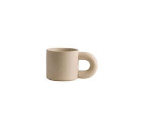 Nordal Jose mokken beige set van 6 stuks Nordal Jose mokken beige set van 6 stuks