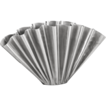 House Doctor Flood Vase gebürstetes Silber - 900000761