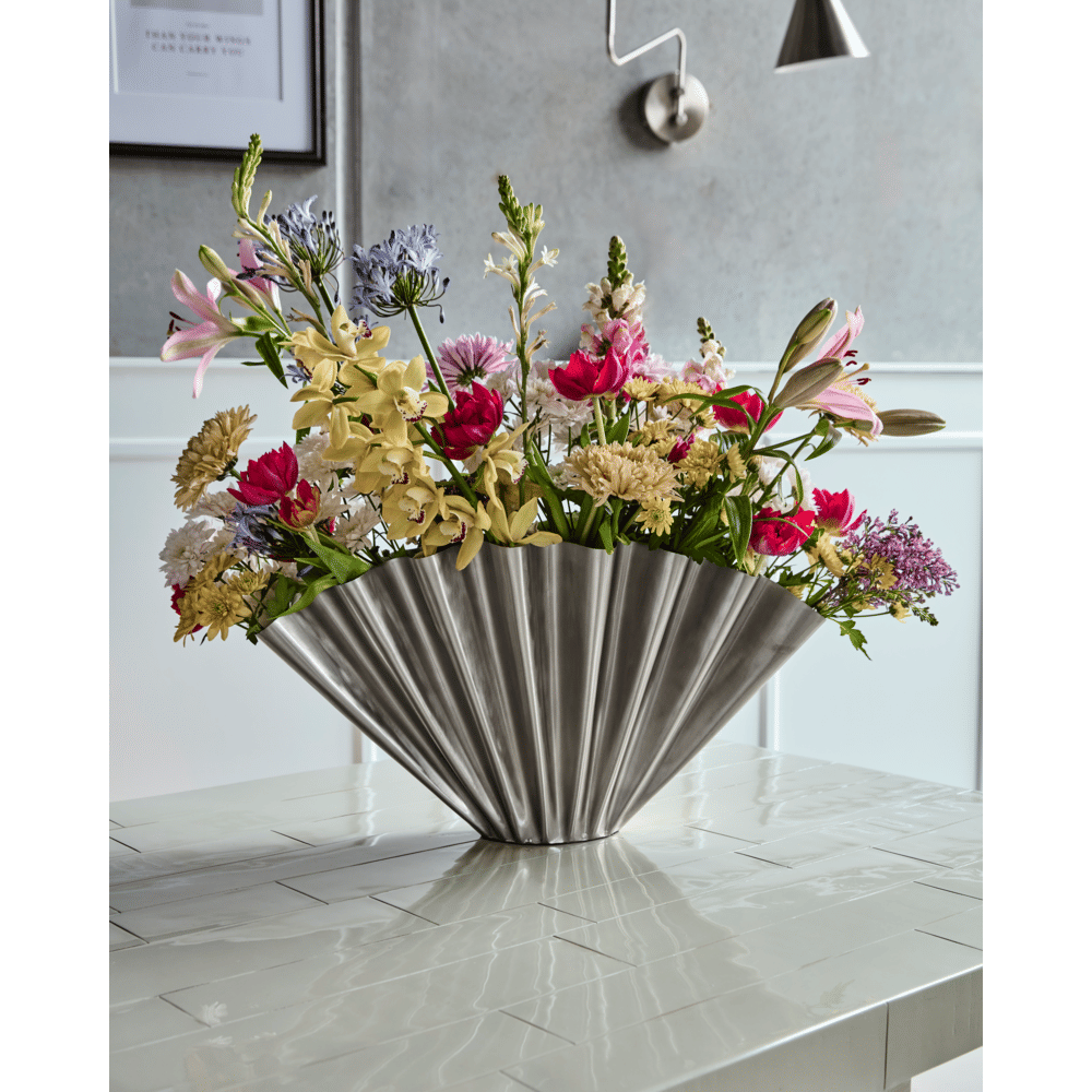 House Doctor Vase Flood argent brossé - 900000761