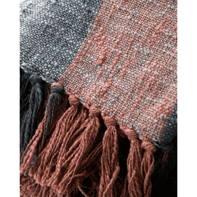 House Doctor Plaid Ponra kaki/rouge brûlé - 900000612