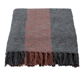 House Doctor Ponra ternet khaki/brændt rød