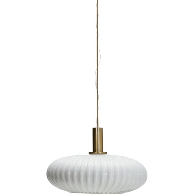 House Doctor Lampada a sospensione Fort ottone/bianco sporco - 900000270