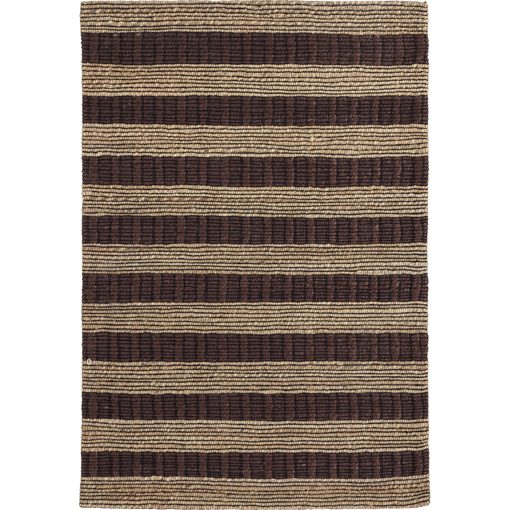 House Doctor Block vloerkleed bruin/naturel - 900000168 House Doctor Block vloerkleed bruin/naturel - 900000168