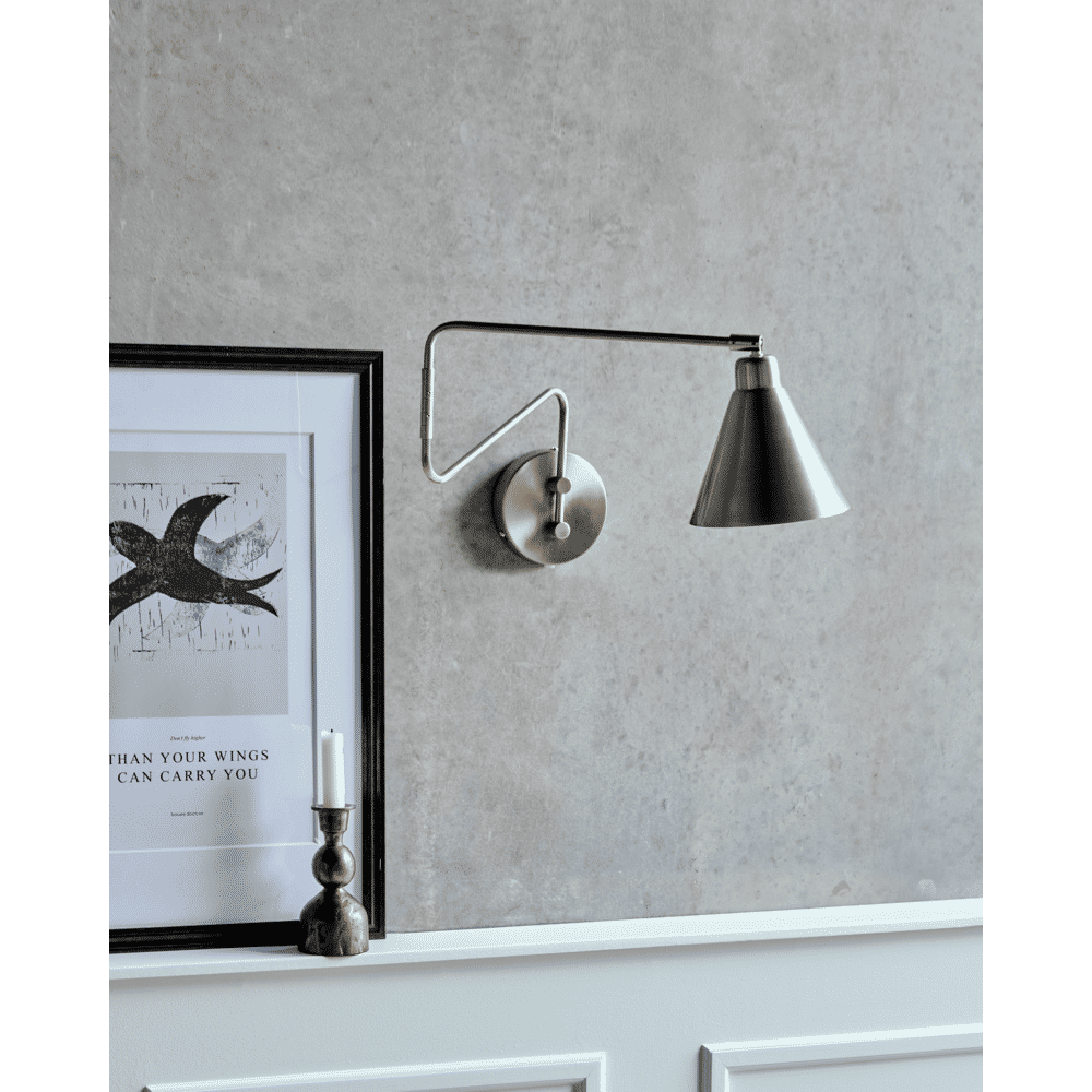 House Doctor Spelvägglampa silver - 203666002 House Doctor Spelvägglampa silver - 203666002