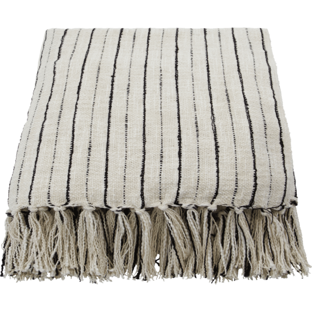 House Doctor Lines plaid off white/zwart - 900000150