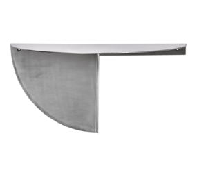 House Doctor Mega wandplank geborsteld zilver