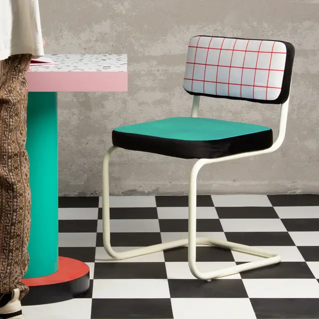 Seletti Superchair red grid stoel - 16503