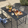 Hubsch Villa outdoor stoel zwart - 142002 Hubsch Villa outdoor stoel zwart - 142002