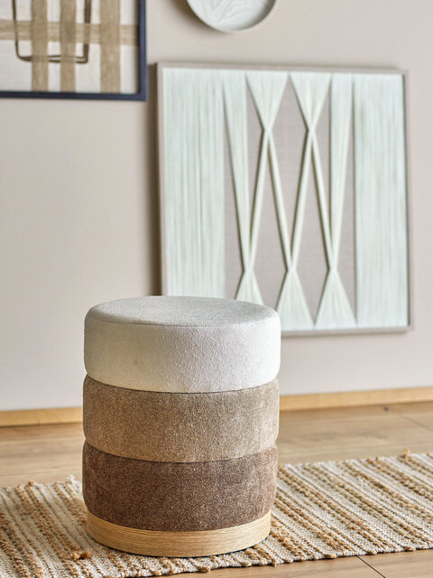 Bloomingville Bilbao Pouf braun - 82064580