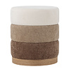 Bloomingville Bilbao puf brun - 82064580 Bloomingville Bilbao puf brun - 82064580