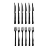 Bloomingville Ménagère Ollin noire, lot de 12 pièces - 82061772 Bloomingville Ménagère Ollin noire, lot de 12 pièces - 82061772
