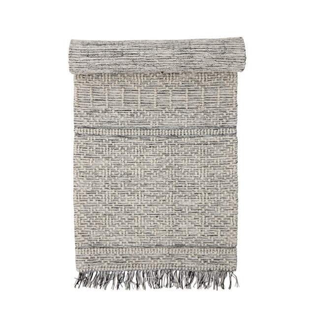 Bloomingville Maisy rug gray - 82055415