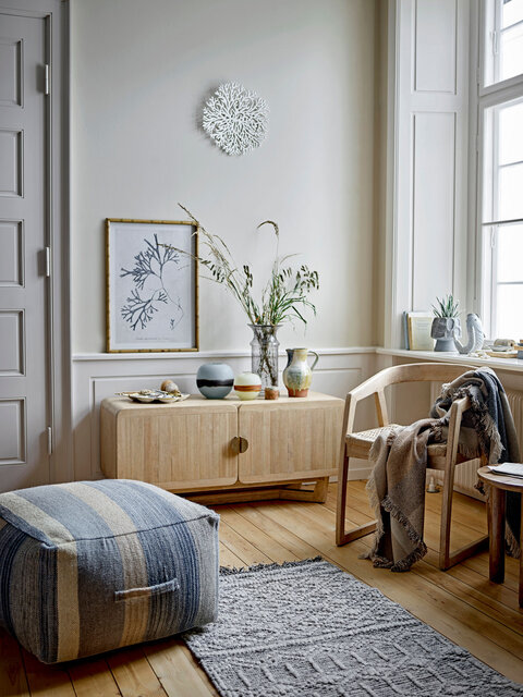 Bloomingville Maisy tæppe grå - 82055415