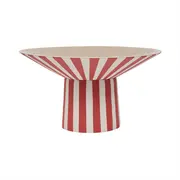 OYOY Toppu centerpiece bowl high red - L301536 OYOY Toppu centerpiece bowl high red - L301536