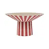 OYOY Toppu centerpiece schaal high rood - L301536 OYOY Toppu centerpiece schaal high rood - L301536