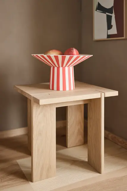 OYOY Centre de table Toppu haut rouge - L301536