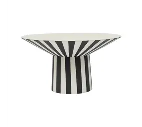 OYOY Toppu centerpiece schaal high zwart OYOY Toppu centerpiece schaal high zwart