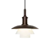 Louis Poulsen Suspension PH 3/3 laiton vieilli opale - 5741115806 Louis Poulsen Suspension PH 3/3 laiton vieilli opale - 5741115806