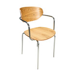 Hubsch Arch chair natural - 422006 Hubsch Arch chair natural - 422006