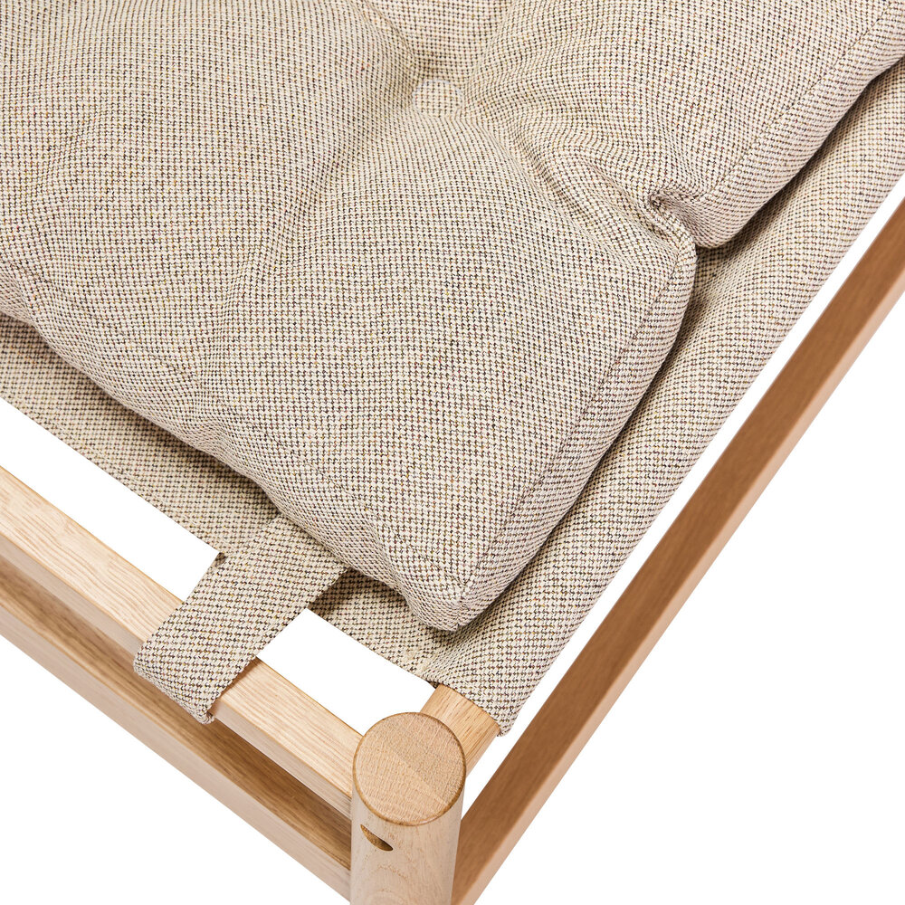 Hubsch Heritage chair with footstool - 422007 Hubsch Heritage chair with footstool - 422007