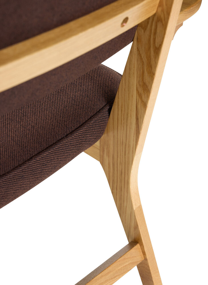 Hubsch Fauteuil Haze marron foncé - 022101 Hubsch Fauteuil Haze marron foncé - 022101