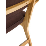 Hubsch Poltrona Haze marrone scuro - 022101 Hubsch Poltrona Haze marrone scuro - 022101