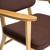 Hubsch Haze Loungesessel dunkelbraun - 022101 Hubsch Haze Loungesessel dunkelbraun - 022101