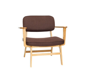 Hubsch Haze Loungesessel dunkelbraun Hubsch Haze Loungesessel dunkelbraun