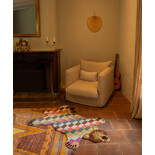 Doing Goods Archie check bear rug L - 1.45.10.094.099.5