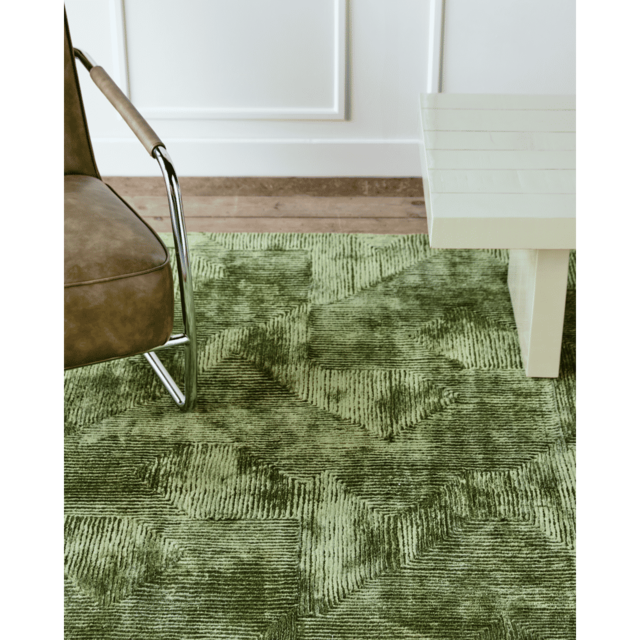 House Doctor Shine grønt teppe 230x160cm - 900000366